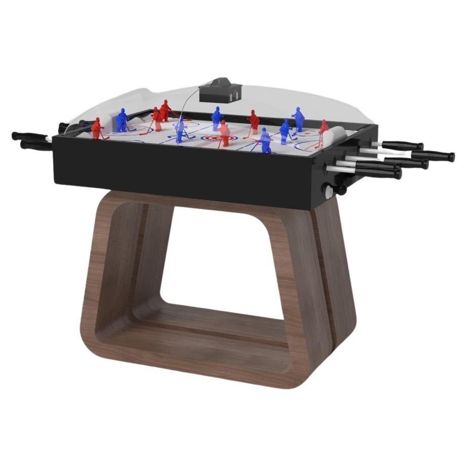 Elevate Customs Standard Luge Dome Hockey Tables /Solid Walnut Wood in 3'9" -USA