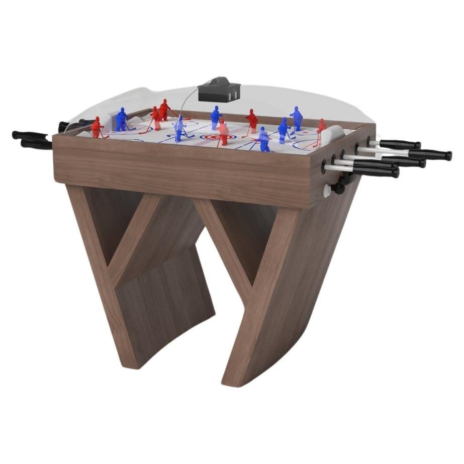 Elevate Customs Standard Maze Dome Hockey Tables /Solid Walnut Wood in 3'9" -USA For Sale