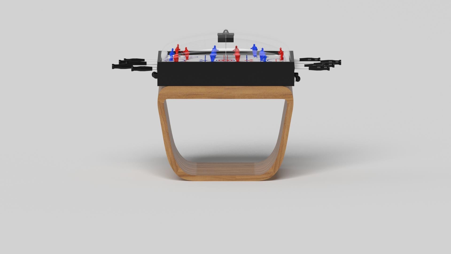 Américain Tables de hockey standard Sid Dome de Elevate Customs en bois de teck massif de 3'9
