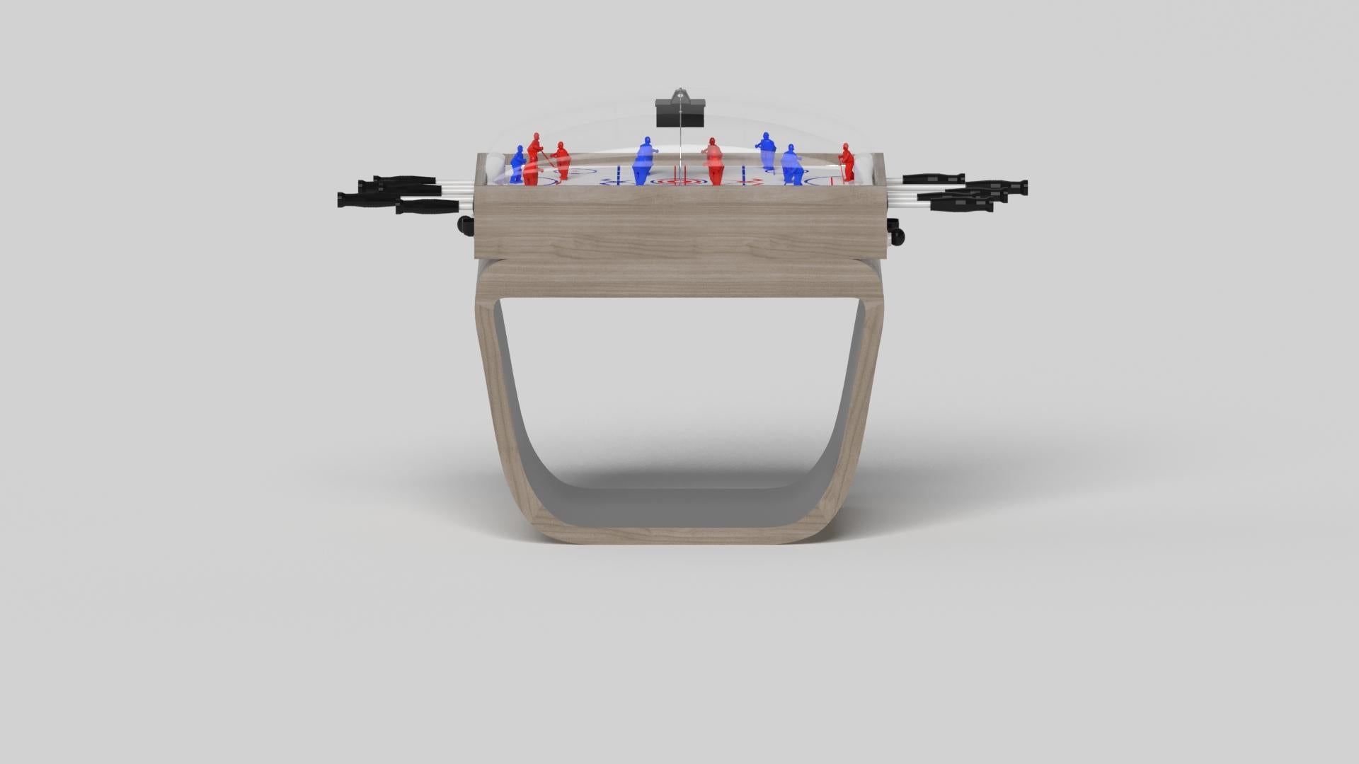 Américain Tables de hockey standard Sid Dome Elevate Customs/Bois de chêne blanc solisé de 3'9