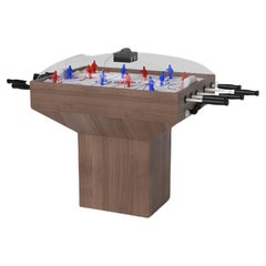 Tavolo da hockey a cupola con cavalletto standard Elevate Customs/Solid Walnut Wood in 3'9"-USA