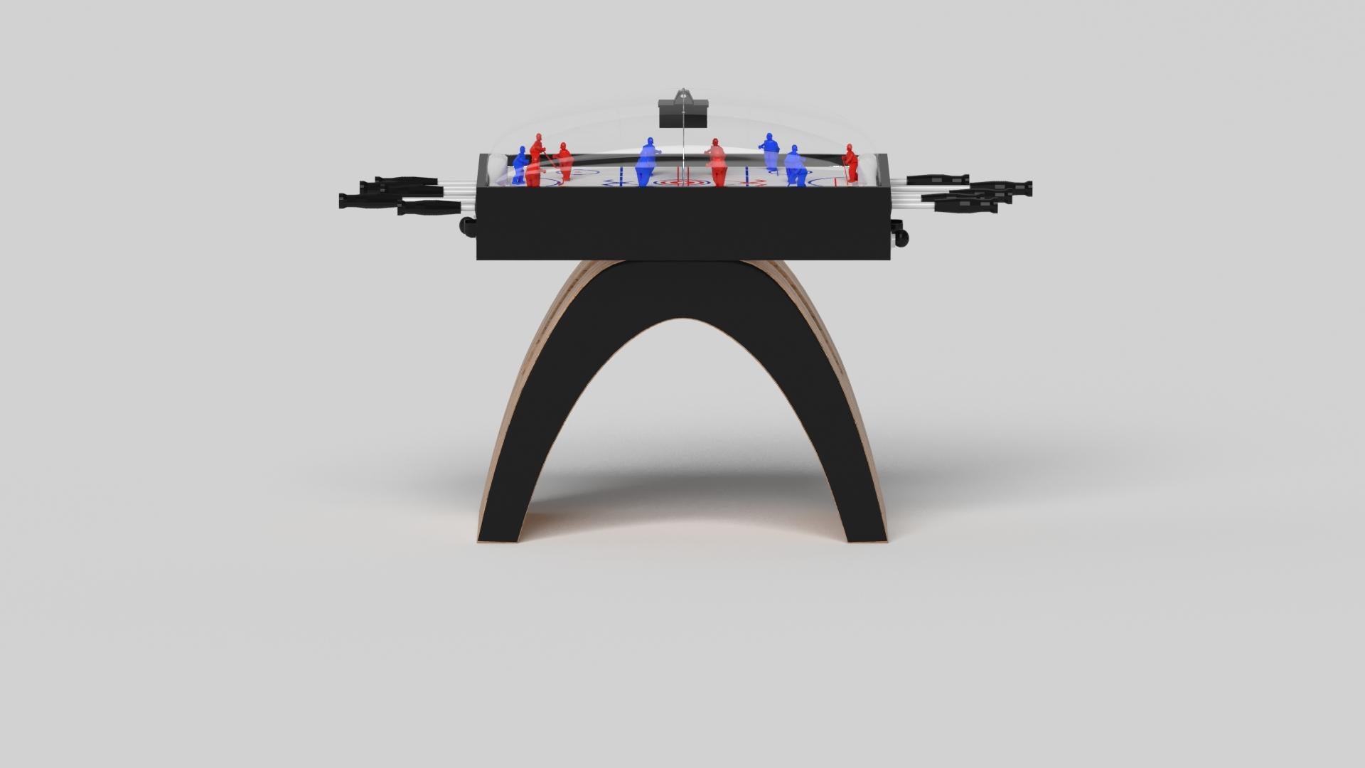 Americano Elevate Customs Standard Zenith Dome Hockey Table/Solid Curly Maple in 3'9