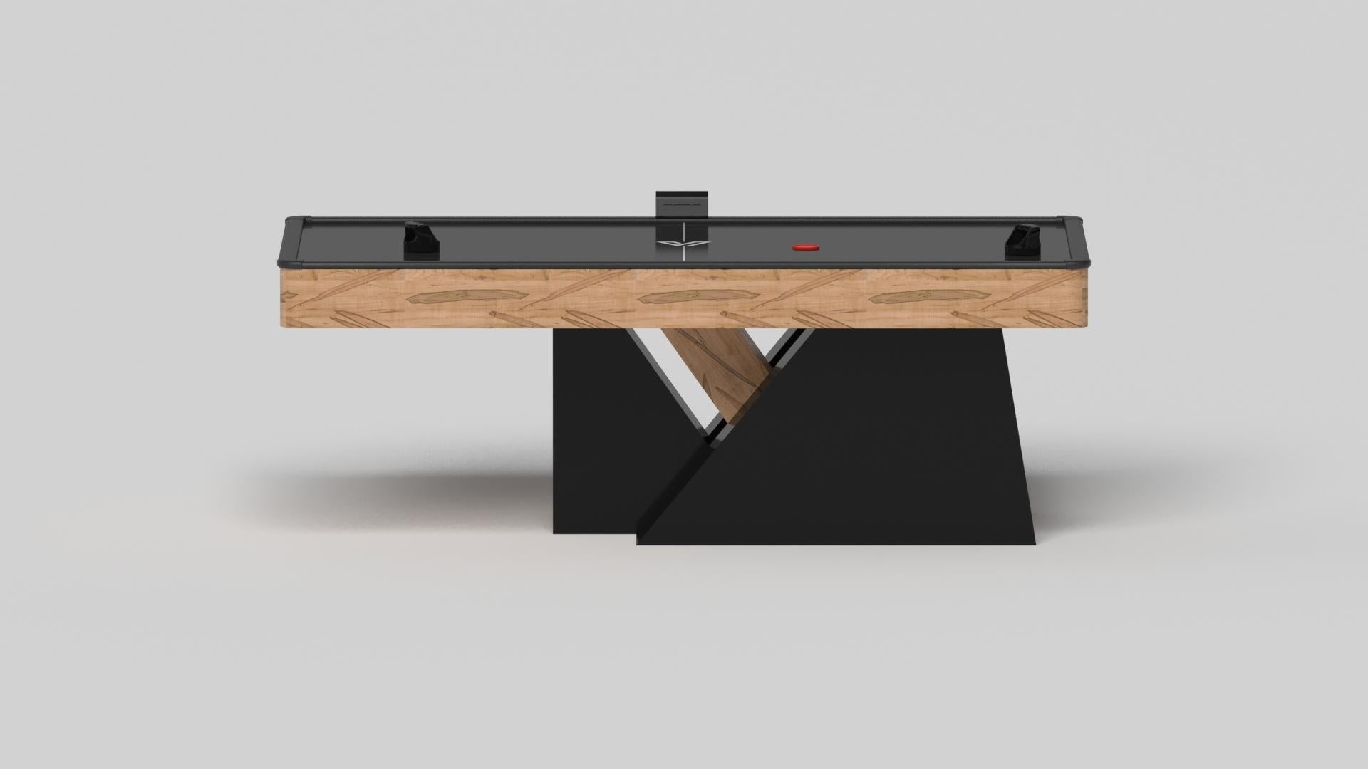 Américain Tables de hockey aérien Stilt sur mesure / érable bouclé massif de 7' - Fabriqué aux États-Unis en vente