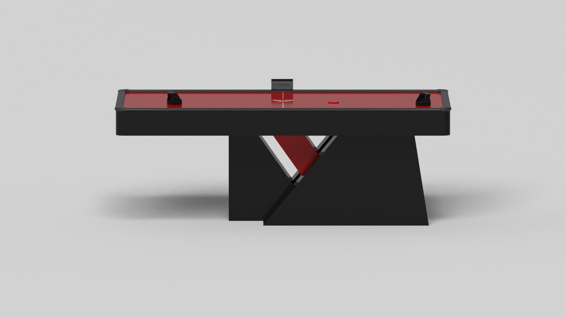 Américain Elevate Customs Stilt Air Hockey Tables / Solid Pantone Black in 7' -Made in USA en vente