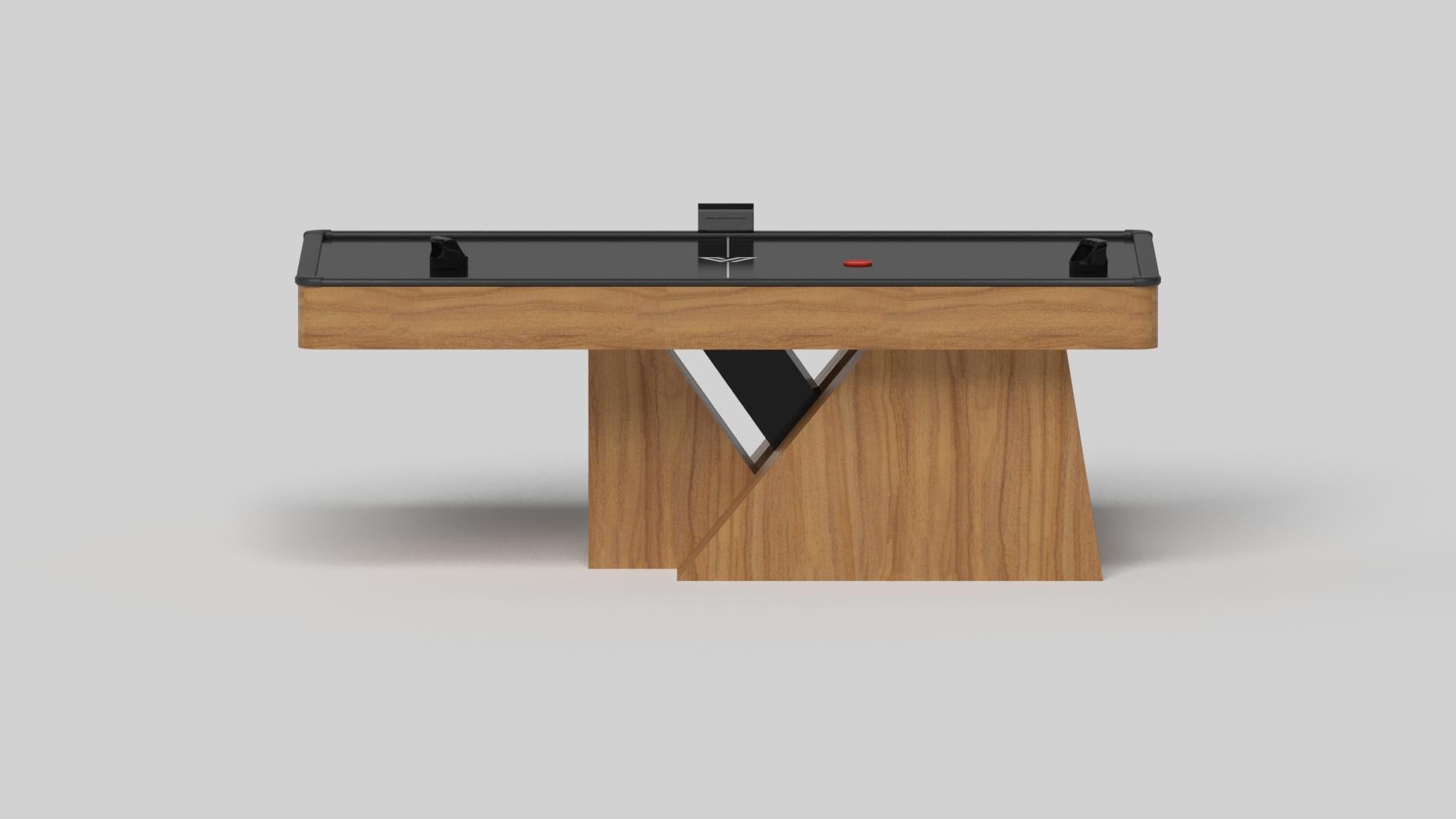 Américain Elevate Customs Stilt Air Hockey Tables / Solid Teak wood in 7' - Made in USA en vente