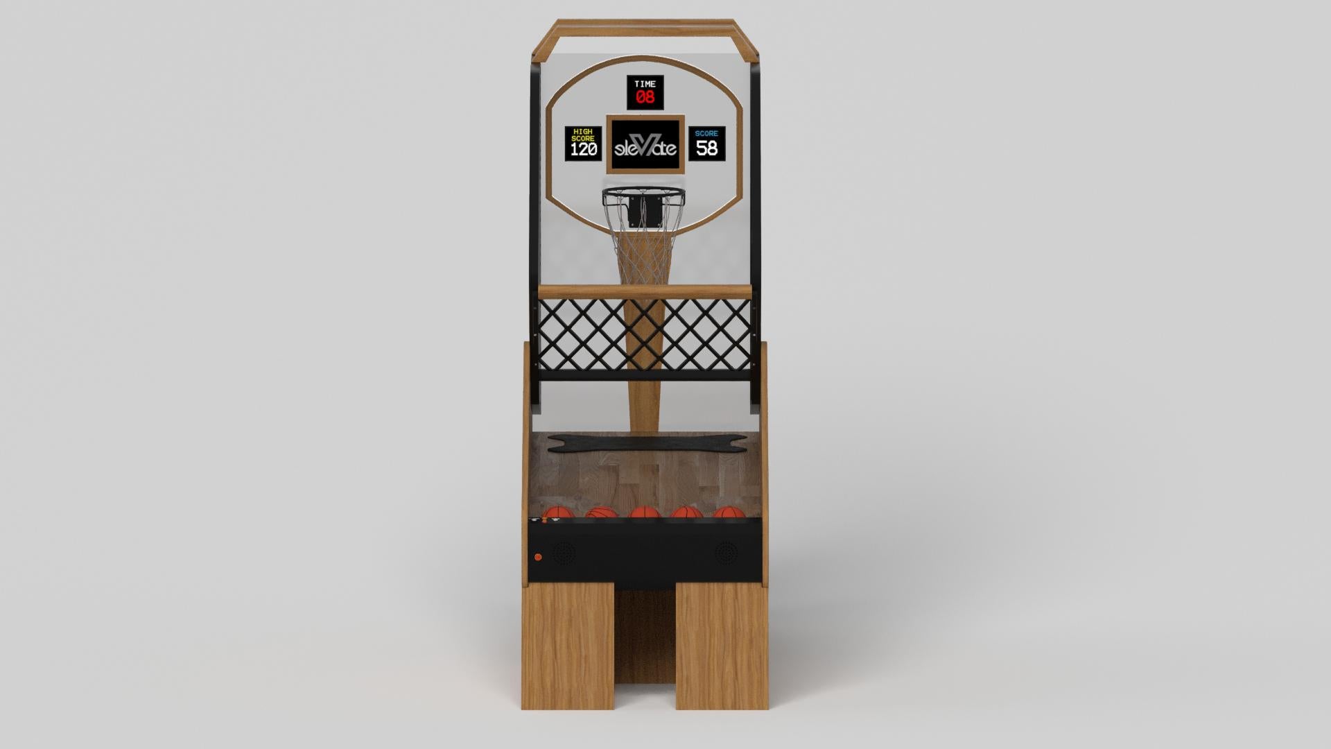 Modern Elevate Customs Stilt Basketball Tables / Solid Teak Wood in 8'3