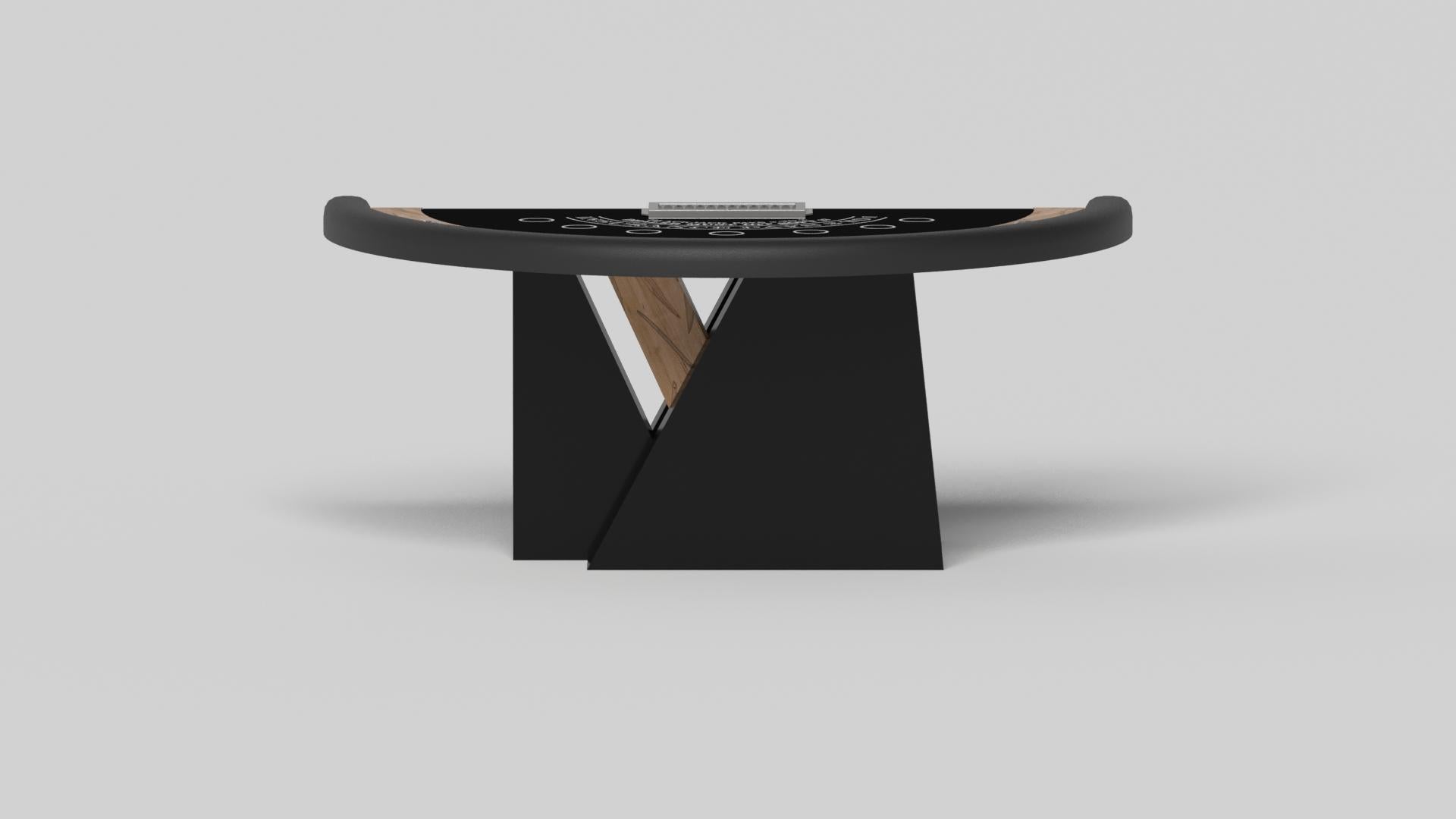 Moderno Tavoli Elevate Customs Stilt Black Jack / Legno massiccio di acero riccio in 7'4