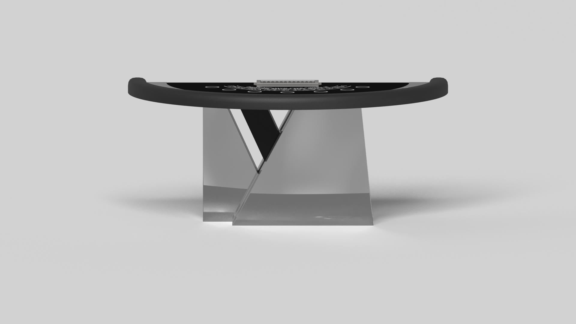 American Elevate Customs Stilt Black Jack Tables/Stainless Steel Sheet Metal in 7'4