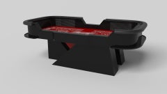 Tables Stilt Craps sur mesure / Couleur noire Pantone massif en 9'9" - États-Unis