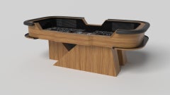 Elevate Customs Stilt Craps Tables / Solid Teak Wood in 9'9" - Made in USA