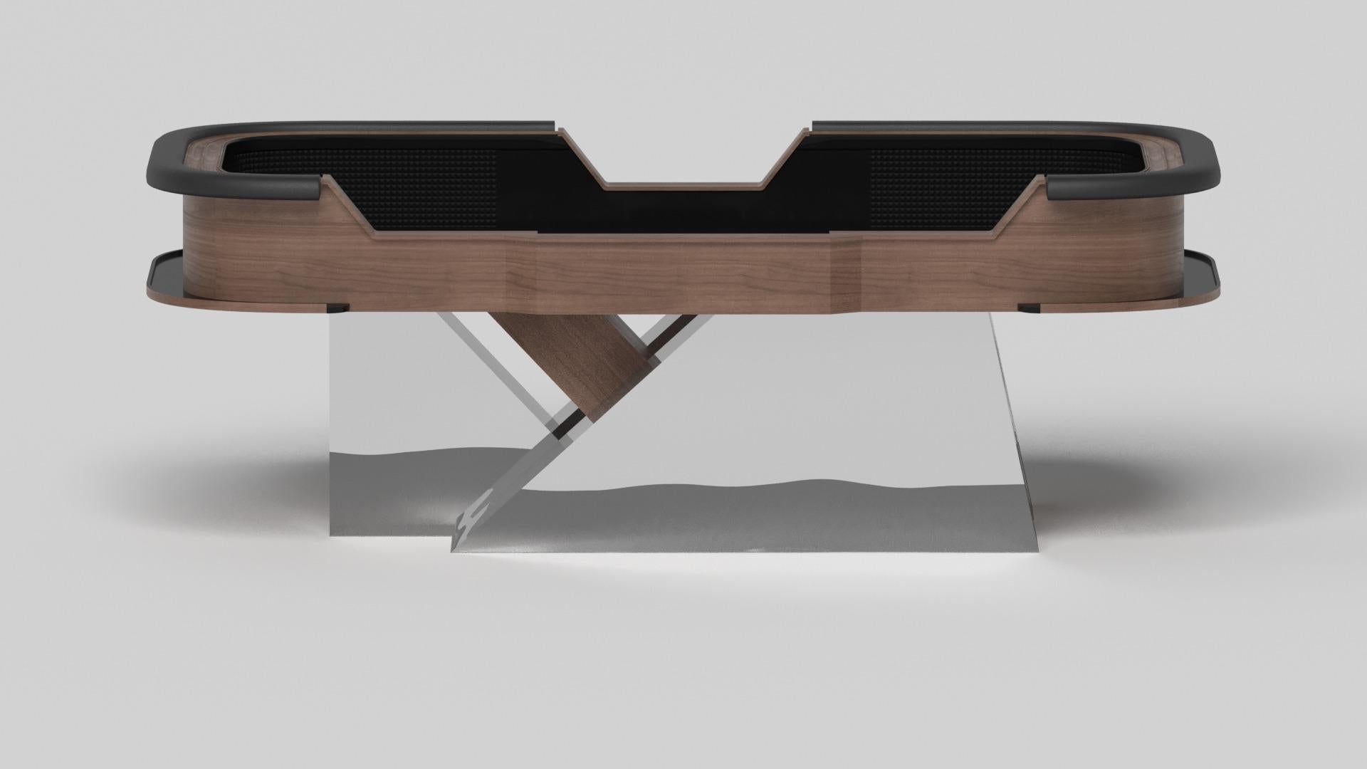 Américain Elevate Customs Stilt Craps Tables / Solid Walnut Wood in 9'9