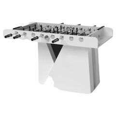Elevate Customs Stilt Foosball Table/Solid Pantone White Color in 5'-Made in USA
