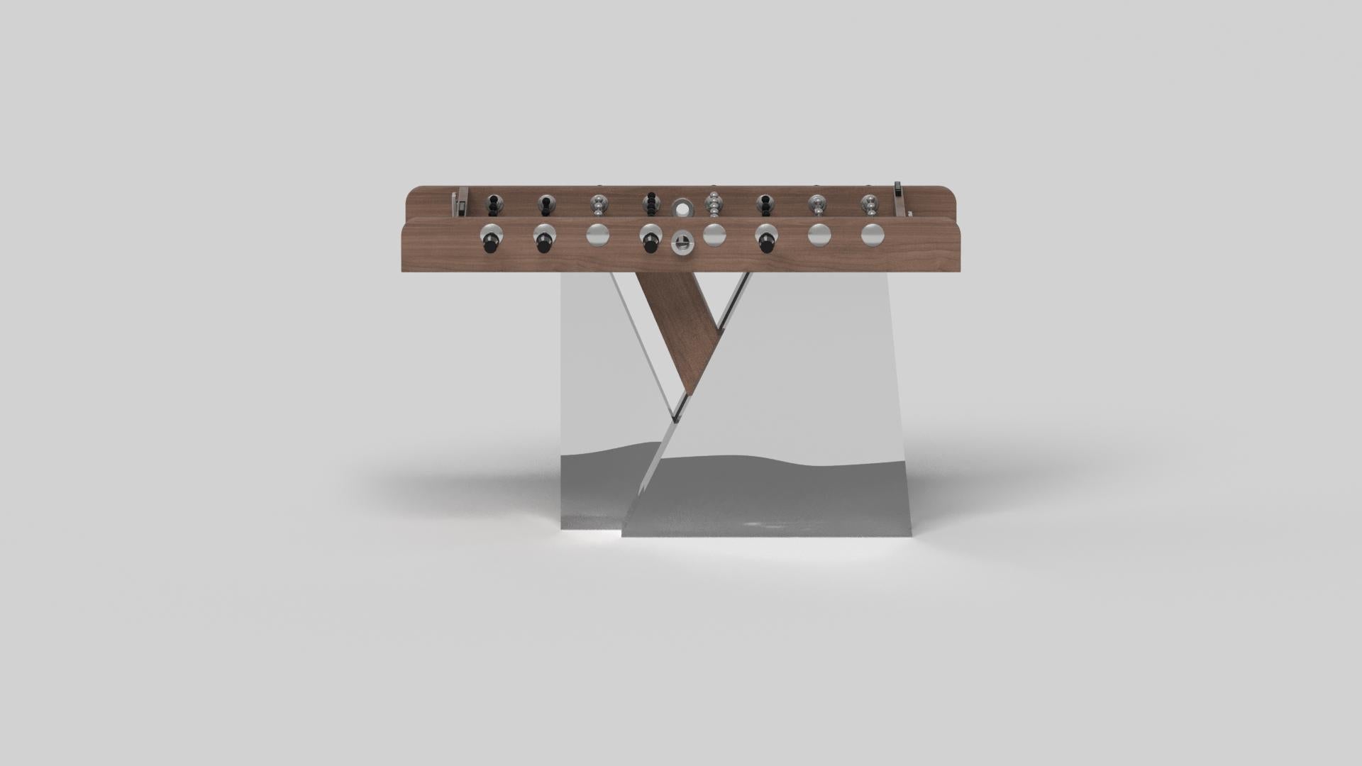 Fait main Elevate Customs Stilt Foosball Tables / Solid Walnut Wood in 5' - Made in USA en vente