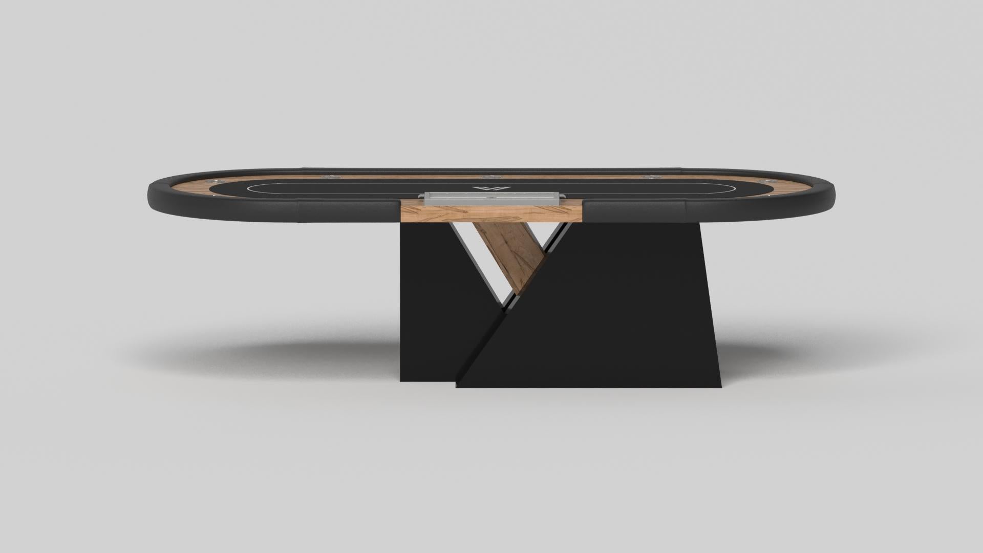 American Elevate Customs Stilt Poker Tables /Solid Curly Maple Wood in 8'8