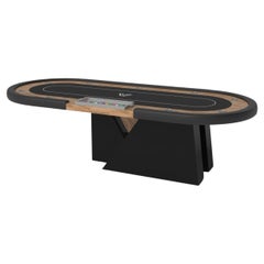 Elevate Customs Stilt Poker Tables /Solid Curly Maple Wood in 8'8" - Made in USA