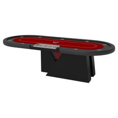 Elevate Customs Stilt Poker Tables / Solid Pantone Black Color in 8'8" - USA