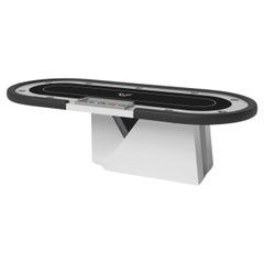 Elevate Customs Stilt Poker Tables / Solid Pantone White Color in 8'8" - USA