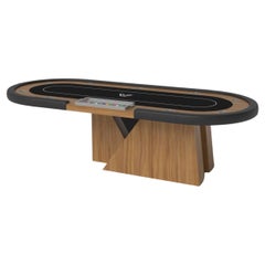 Elevate Customs Stilt Poker Tables / Solid Teak Wood in 8'8" - Made in USA
