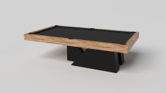 Elevate Customs Stilt Pool Table / Solid Curly Maple Wood in 8.5' - Made in USA