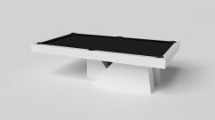 Elevate Customs Stilt Pool Table / Solid Pantone White in 7'/8' - Made in USA