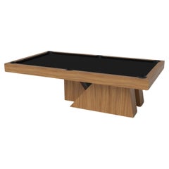 Elevate Customs Stilt Pool Table / Solid Teak Wood in 8.5' - Made in USA
