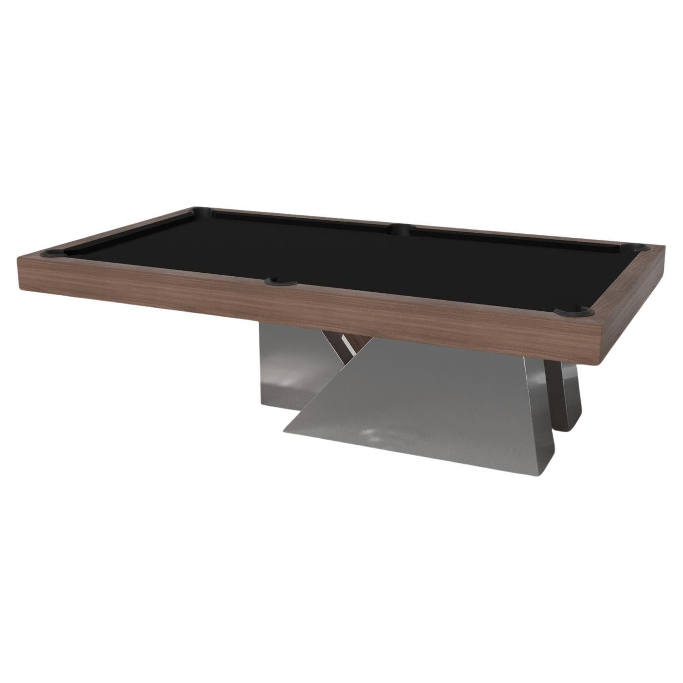Elevate Customs Stilt Pool Table / Solid Walnut Wood in 8.5' - Made in USA