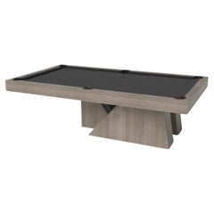 Elevate Customs Stilt Pool Table / Solid White Oak Wood in 9' - Made in USA