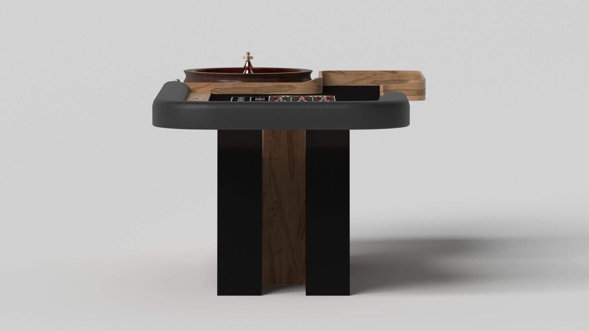 Moderno Tavoli da roulette Elevate Customs Stilt / Legno massiccio di acero riccio in 8'2