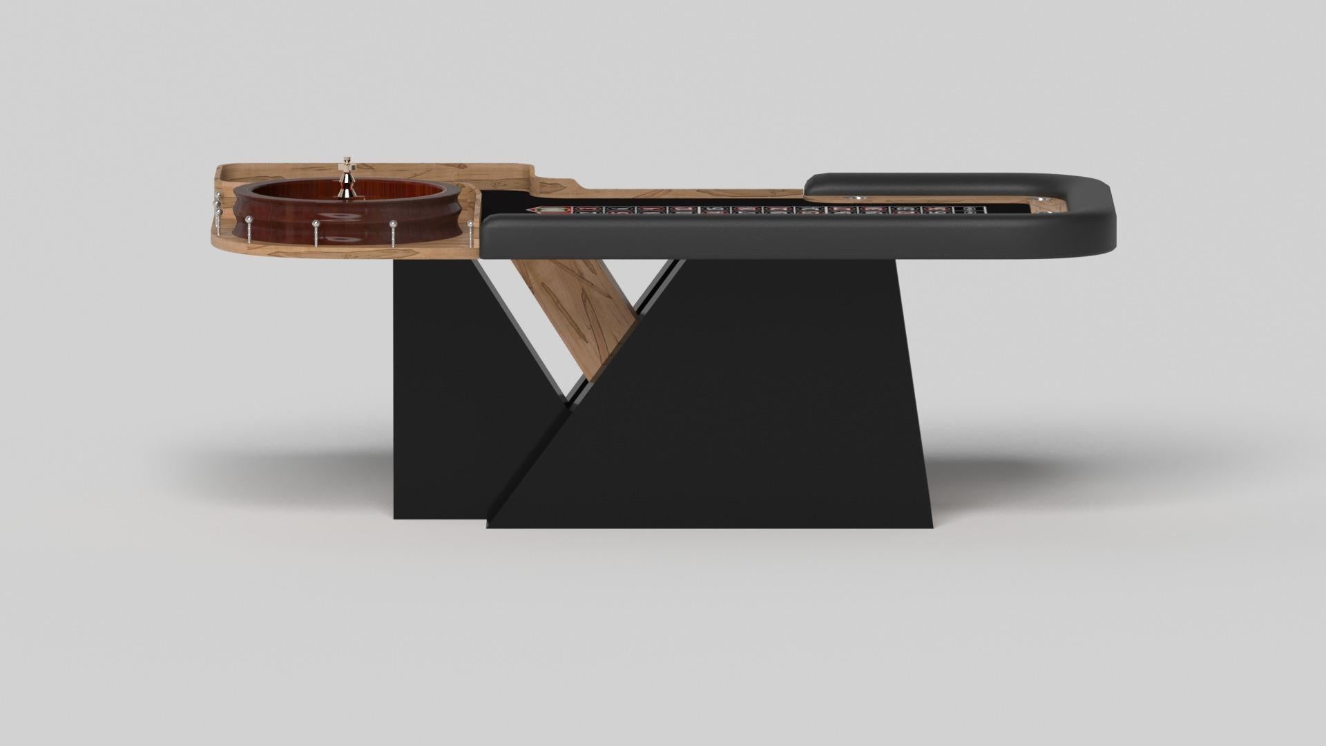 Americano Tavoli da roulette Elevate Customs Stilt / Legno massiccio di acero riccio in 8'2