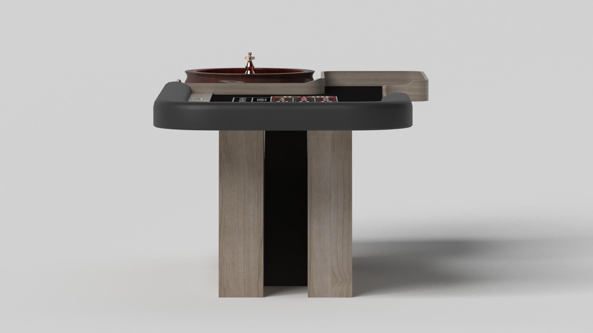 Modern Elevate Customs Stilt Roulette Tables /Solid White Oak Wood in 8'2