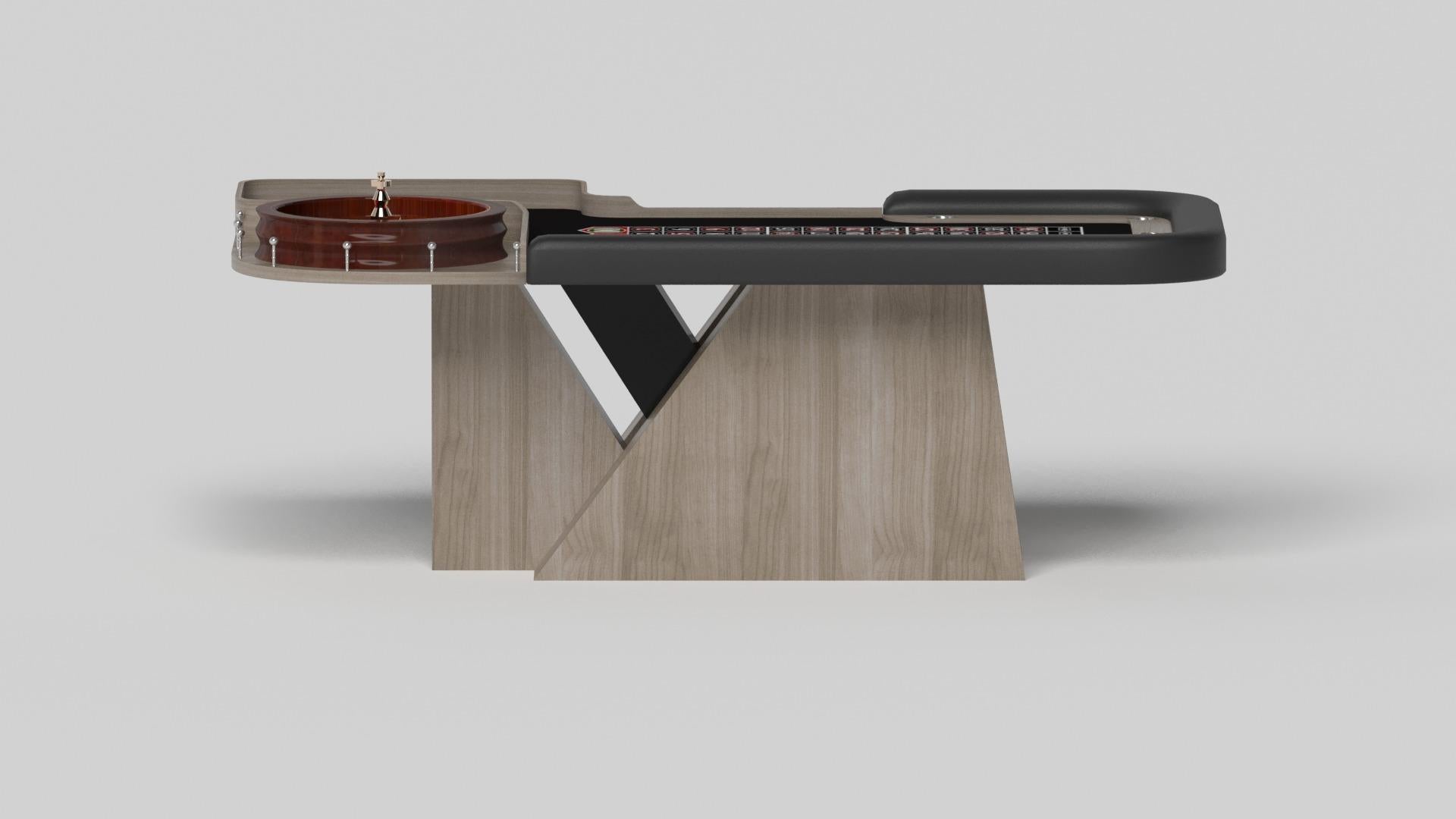 American Elevate Customs Stilt Roulette Tables /Solid White Oak Wood in 8'2