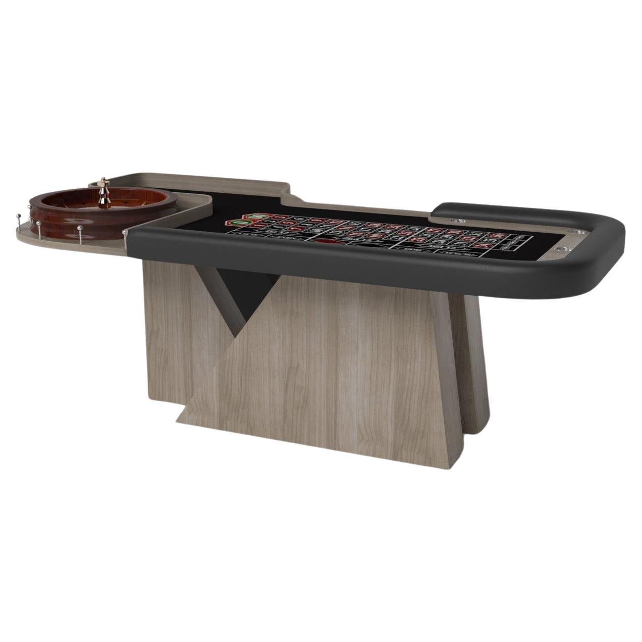 Elevate Customs Stilt Roulette Tables /Solid White Oak Wood in 8'2" -Made in USA For Sale