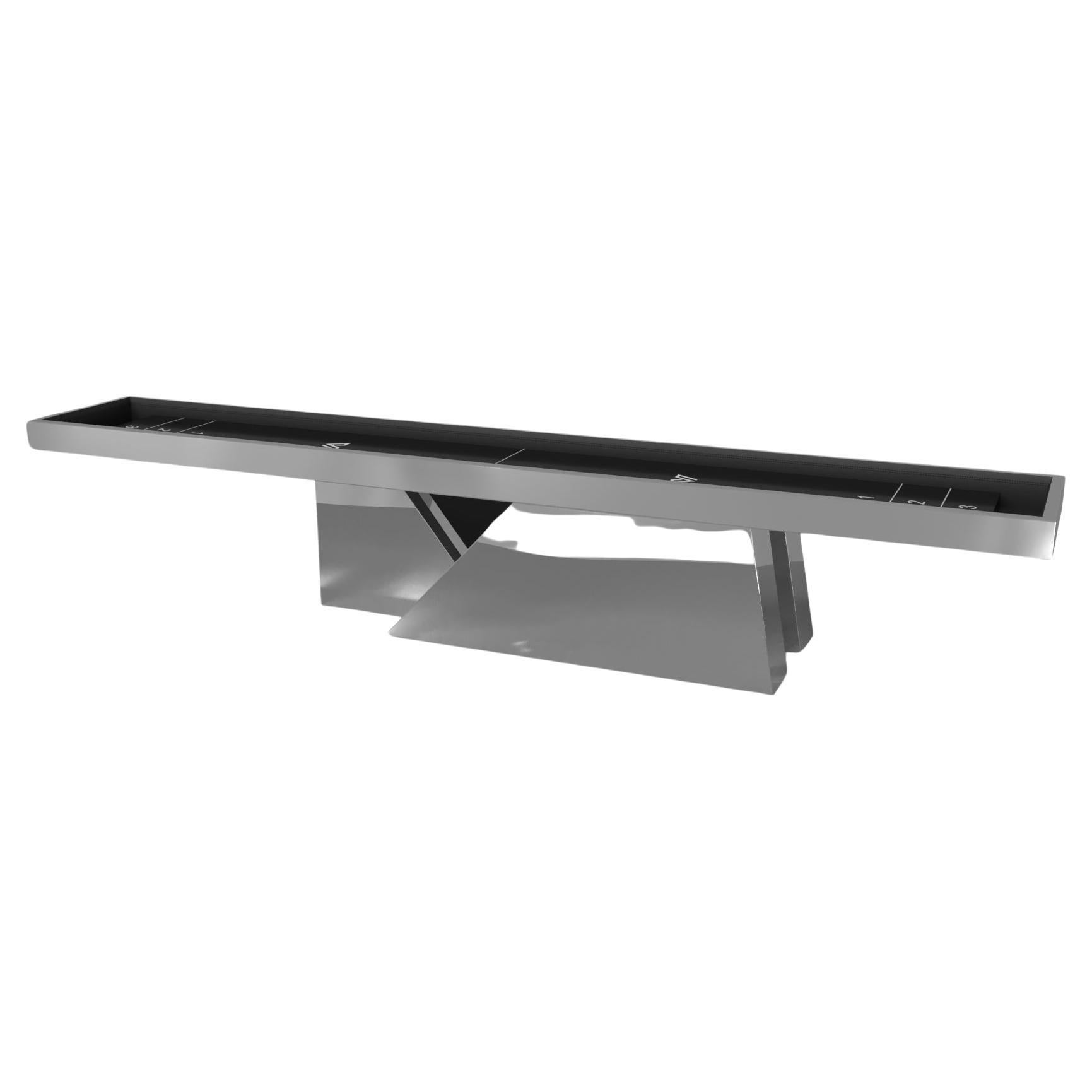 Elevate Customs Stilt Shuffleboard Table/Stainless Steel Sheet Metal in 22' -USA