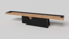 Elevate Customs tables Stilt Shuffleboard / Bois d'érable bouclé massif de 12' - USA