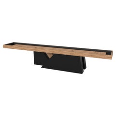 Elevate Customs Stilt Shuffleboard Tables / Solid Curly Maple Wood in 14' - USA