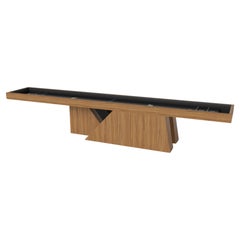 Elevate Customs Stilt Shuffleboard Tables / Bois de teck massif en 9' - Fabriqué aux États-Unis