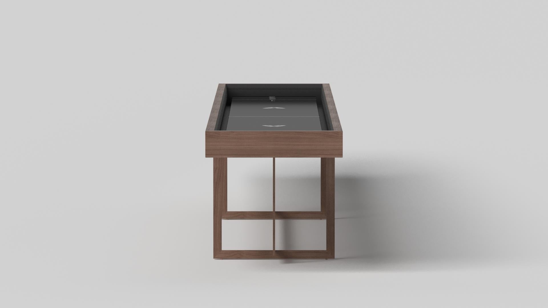 Moderne Tables de jeu de palets à échasses Elevate Customs /Solid Walnut Wood in 9' - Made in USA en vente