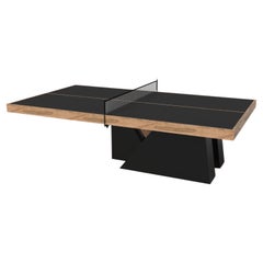 Elevate Customs Stilt Tennis Table / Solid Curly Maple Wood in 9' - Made in USA