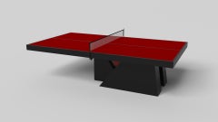 Elevate Customs Stilt Tennis Table /Solid Pantone Black Color in 9' -Made in USA