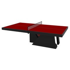 Elevate Customs Stilt Tennis Table /Solid Pantone Black Color in 9' -Made in USA