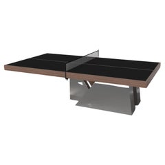 Elevate Customs Stilt Tennis Table / Solid Walnut Wood in 9' - Made in USA