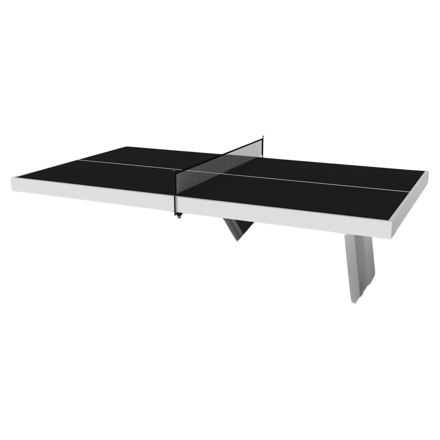 Elevate Customs Stilt Tennis Table / Solid White Maple Wood in 9' - Made in USA For Sale