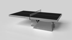 Elevate Customs Stilt Tennis Table / Stainless Steel Metal in 9' - Made in USA