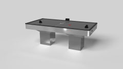 Elevate Customs Trestle Air Hockey Table/Stainless Steel Metal in 7'-Made in USA