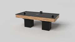 Elevate Customs Trestle Air Hockey Tables / Solid Curly Maple in 7' -Made in USA