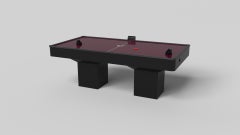 Tavoli Air Hockey a cavalletto Elevate Customs /Nero pantone solido in 7' - Made in USA