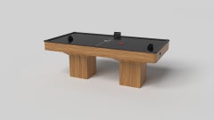 Elevate Customs Trestle Air Hockey Tables / Solid Teak wood in 7' - Made in USA