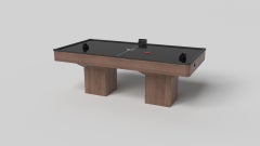 Elevate Customs Trestle Air Hockey Tables / Solid Walnut Wood in 7' -Made in USA