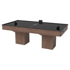 Elevate Customs Trestle Air Hockey Tables / Solid Walnut Wood in 7' -Made in USA