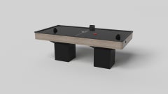 Elevate Customs Trestle Air Hockey Tables/Solid White Oak Wood in 7'-Made in USA
